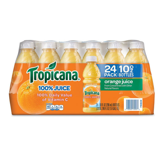 Tropicana 100% Orange Juice (10 oz. bottles, 24 ct.)