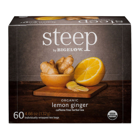 Bigelow Organic Steep Lemon Ginger Tea (60 ct.)