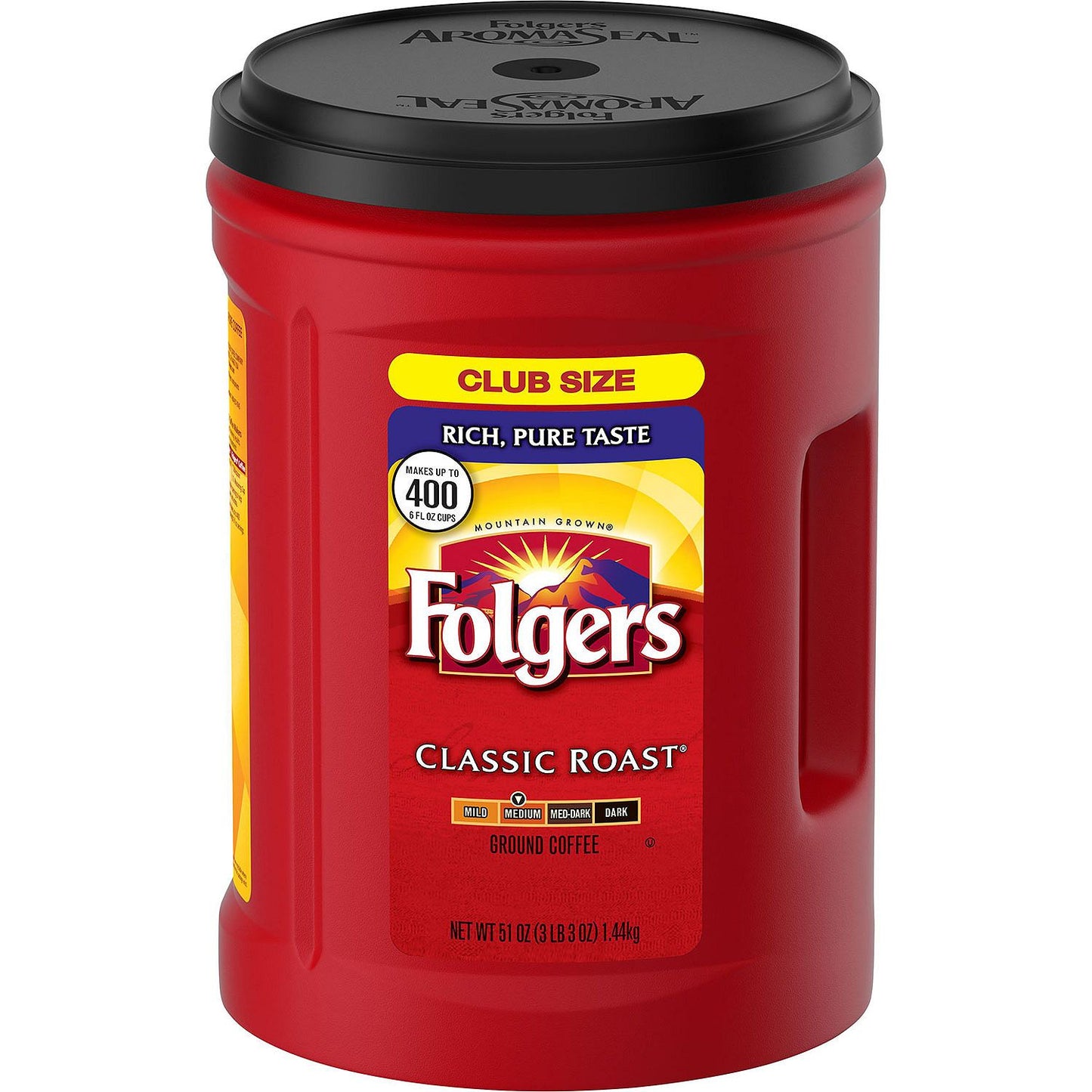 Folgers Classic Roast Ground Coffee (51 oz.)