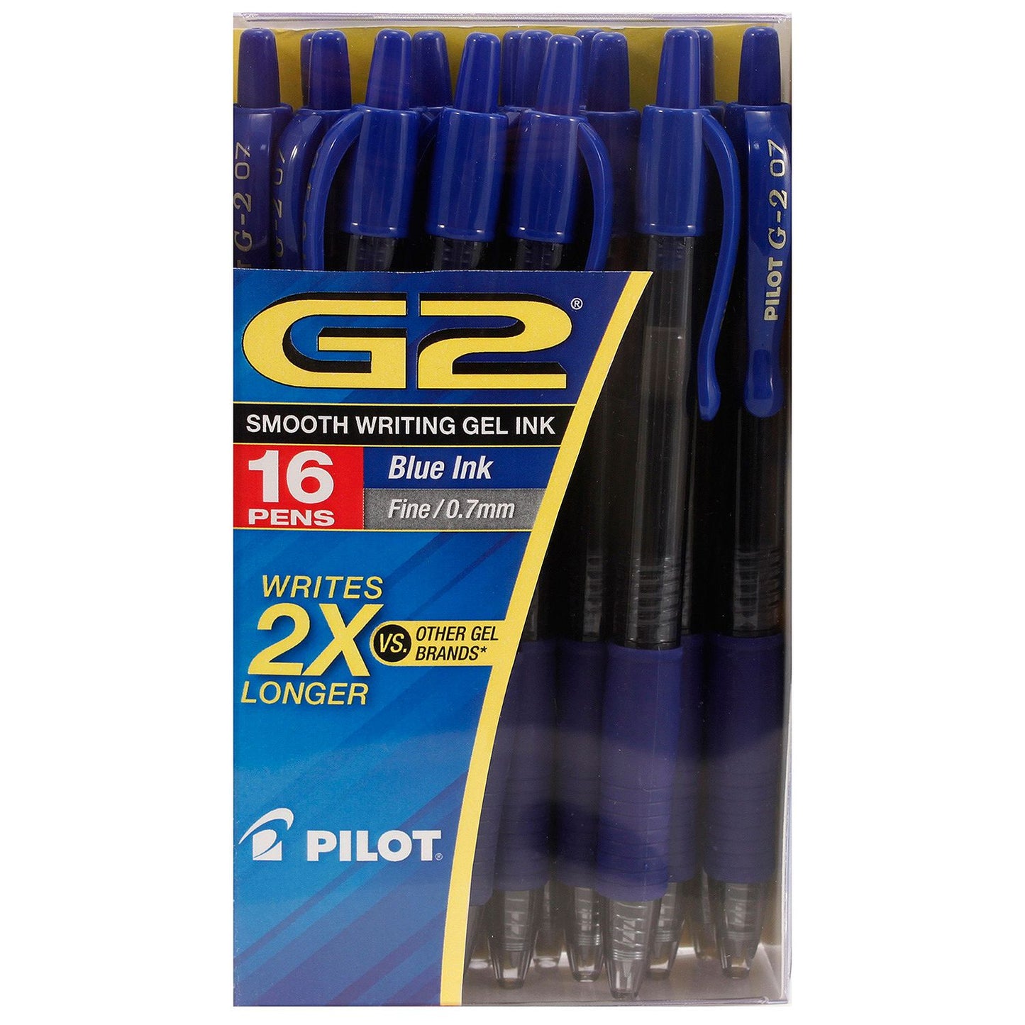 Pilot G2 Retractable Roller Ball Gel Pens, Select Color (Fine,16 ct.)