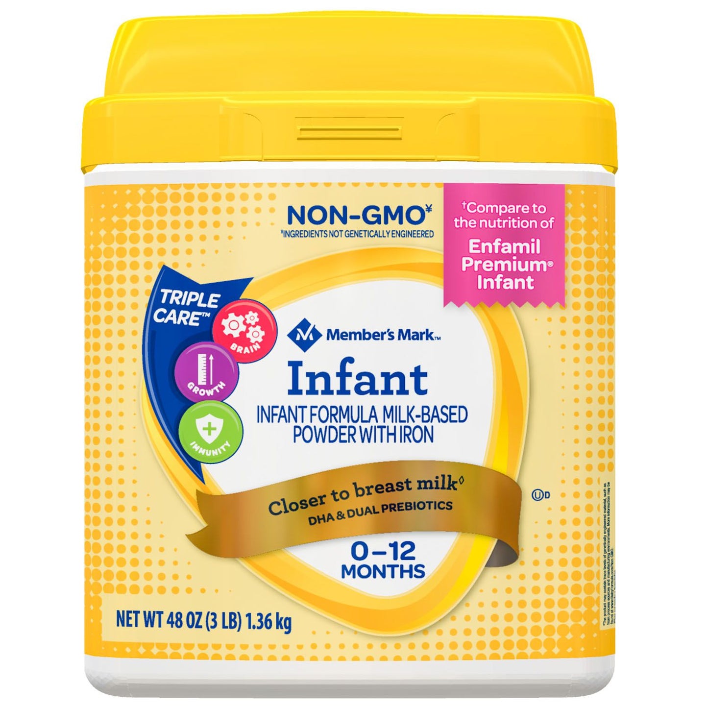 Premium Non-GMO Infant Formula, Infant (48 oz.)