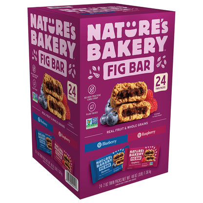 Nature's Bakery Fig Bar, Variety Pack (2 oz., 24 pks.)