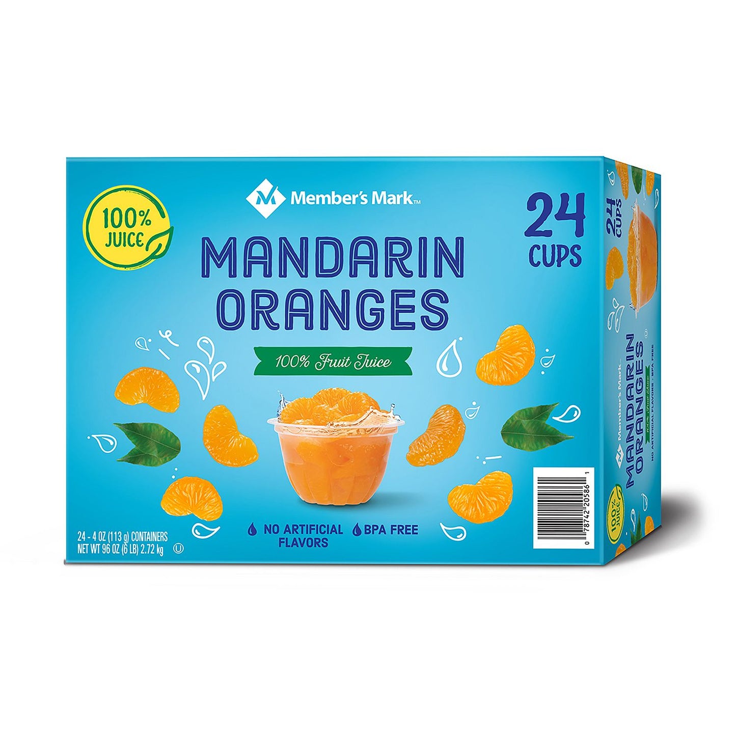 Member's Mark Mandarin Oranges (4 oz., 24 ct.)