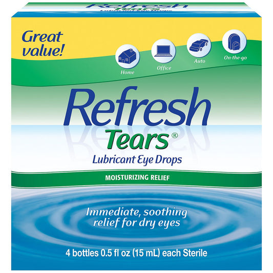 Refresh Tears Lubricant Eye Drops Multi-pack (4 ct.)