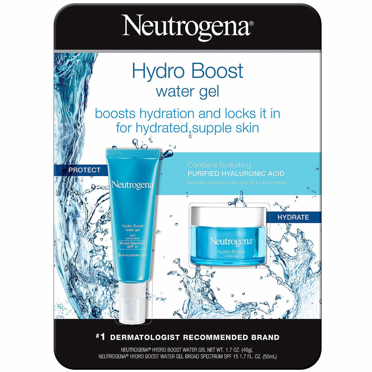 Neutrogena Hydro Boost Water Gel & Broad Spectrum Sunscreen SPF 15 (1.7 oz. + 1.7 fl. oz.)
