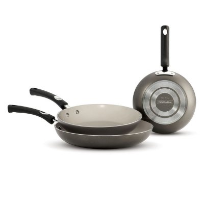 Tramontina 3-Piece Nonstick Fry Pan Set (Assorted Colors)