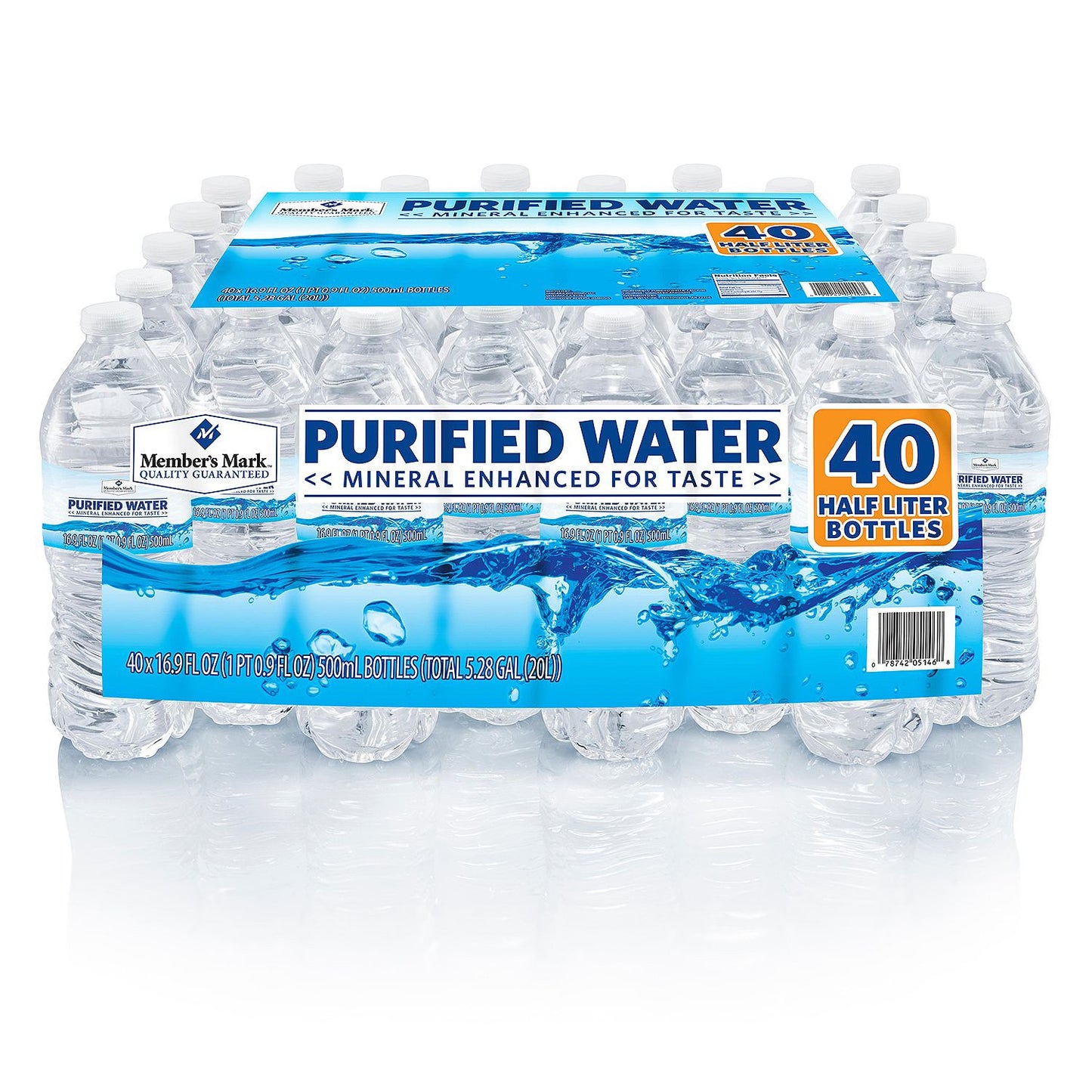 Purified Bottled Water (16.9 oz. bottles, 40 pk.)