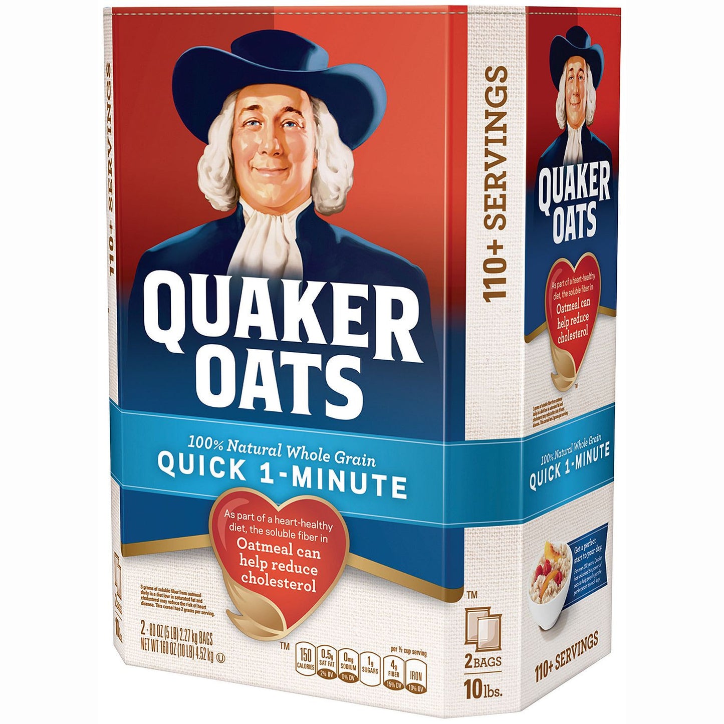 Quaker Oats Quick 1-Minute Oatmeal (10 lbs.)