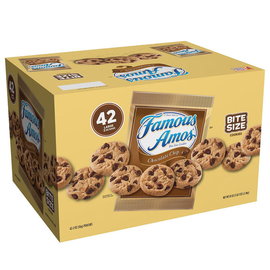 Famous Amos Chocolate Chip Cookies (2 oz., 42 ct.)