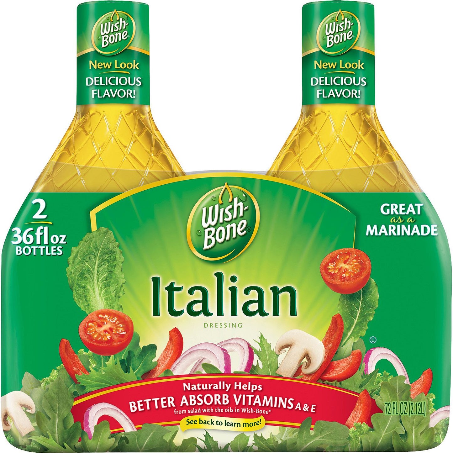 Wish-Bone® Italian Dressing - 36 oz. - 2 ct.