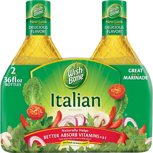 Wish-Bone® Italian Dressing - 36 oz. - 2 ct.