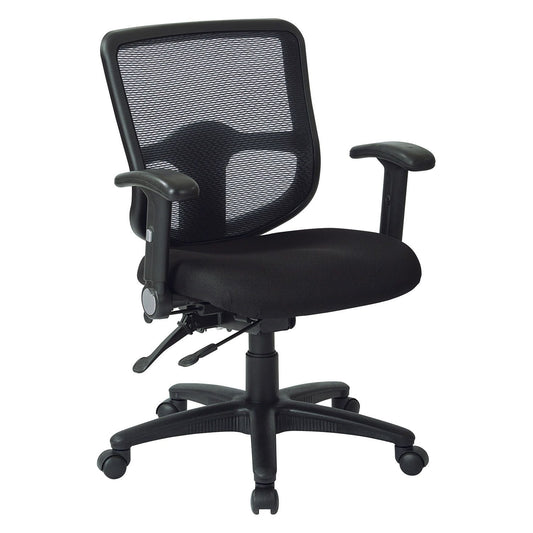 WorkSmart Multi-Function Office Chair, Black