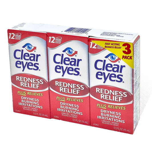 Clear Eyes Eye Drops (0.5 oz., 3 pk.)