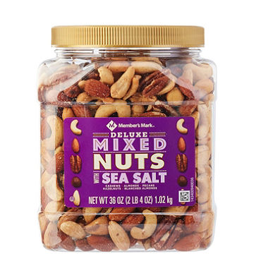 Deluxe Roasted Mixed Nuts with Sea Salt (34 oz.)