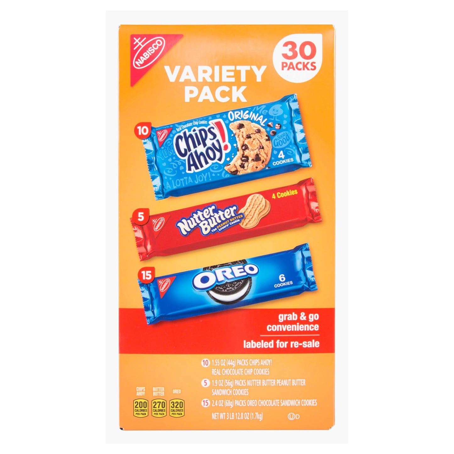 Nabisco Cookie Variety Packs (30 pk.)