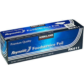 Kirkland Signature Aluminum Foil, 12"W x 1000'L (RK611ST)