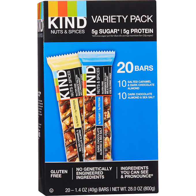 Kind Bar Variety Pack 1.4 oz, 20-count