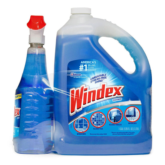 Windex Original with Ammonia-D (128 oz. refill + 32 oz. trigger)