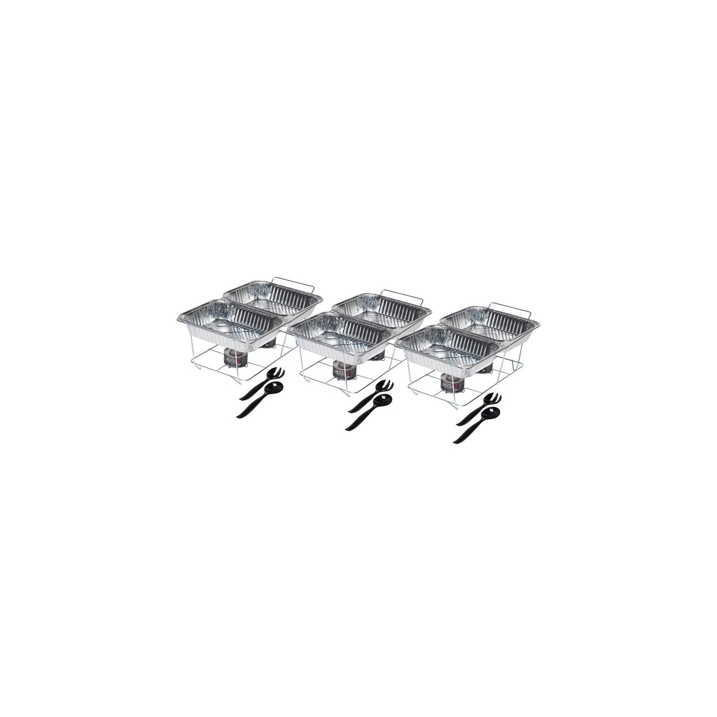 Party Set with Safe Heat Chafing Fuel (24 pc.)