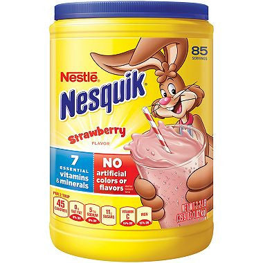 Nestle Nesquick Strawberry Flavored Powder (2.2 lbs.)