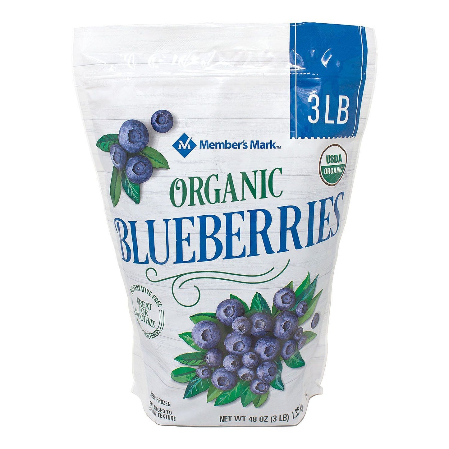 Organic Frozen Blueberries (3 lbs.)
