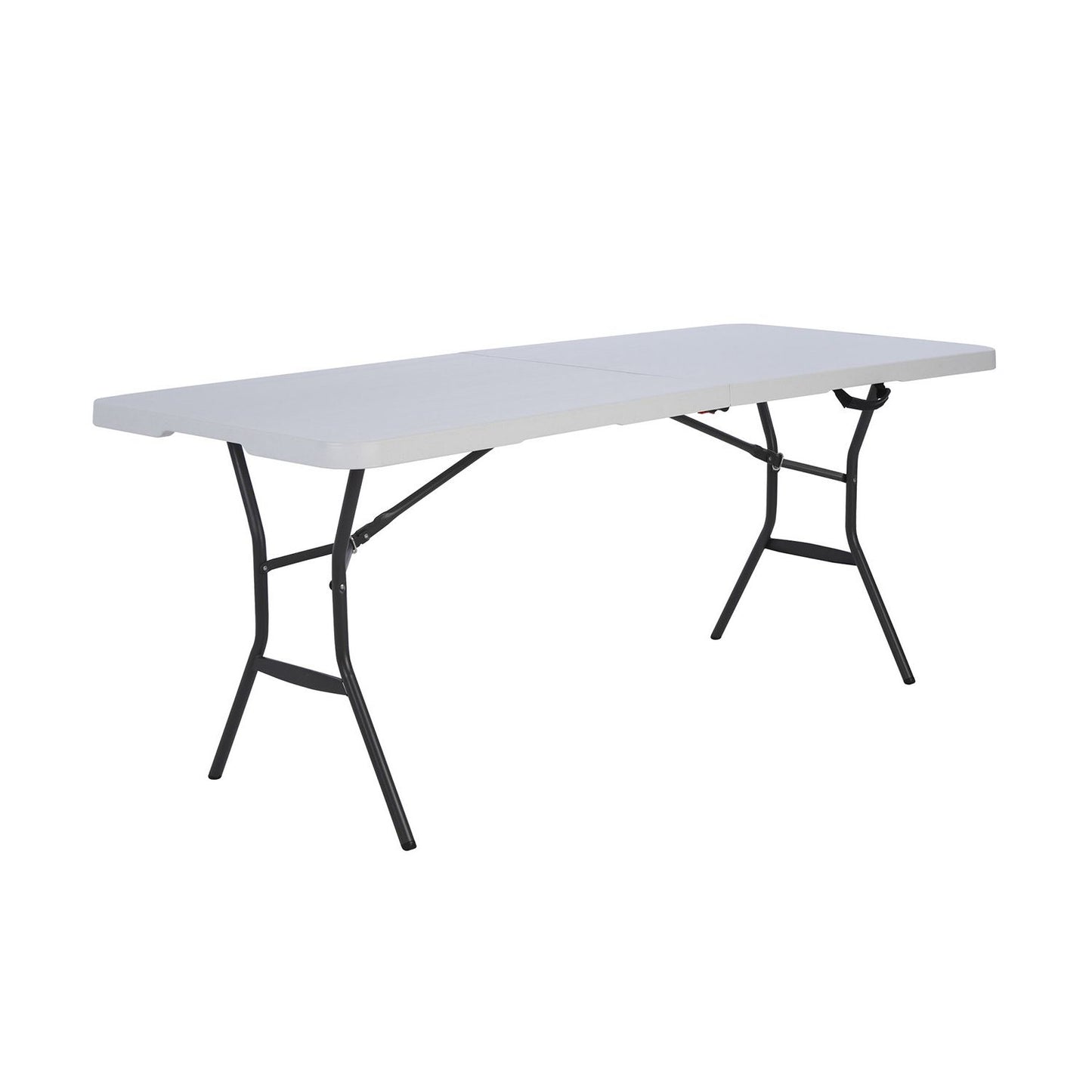 Lifetime 6' Fold-in-Half Light Commercial Grade Table, White Granite