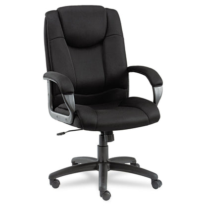 Alera Logan Series Mesh High-Back Swivel/Tilt Chair, Black