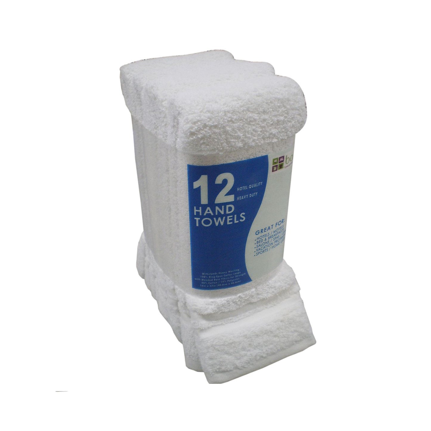 Hand Towels, White (16" x 27", 12pk.)