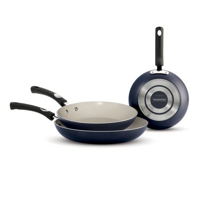 Tramontina Ceramic-Reinforced Nonstick Fry Pans, Set of 3