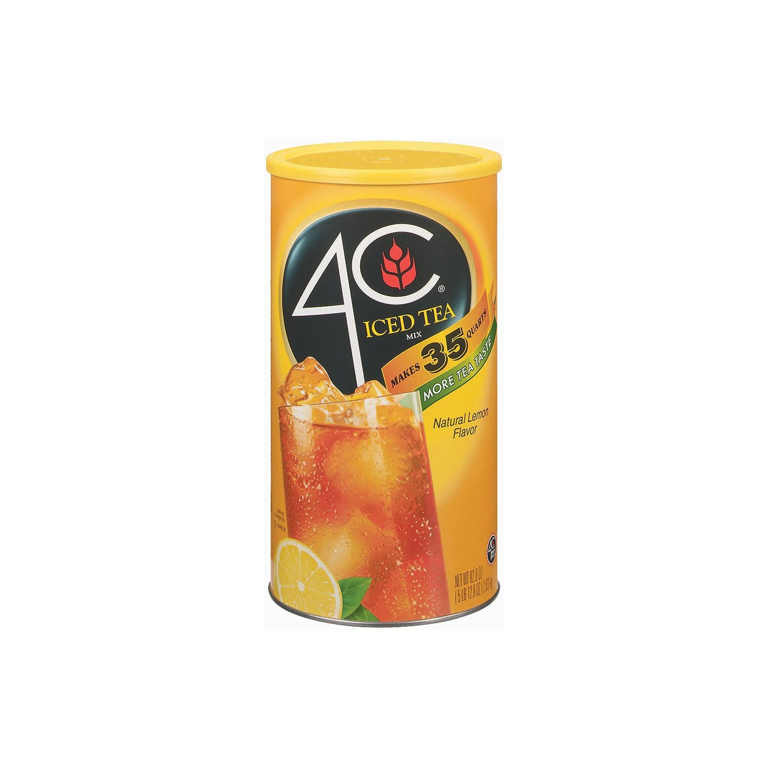 4C Lemon Iced Tea 50% Less Sugar, 60 qt.