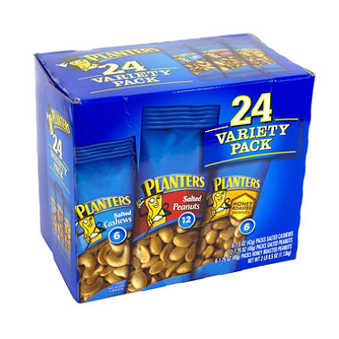 Planters Nut Variety Pack - 24 ct.