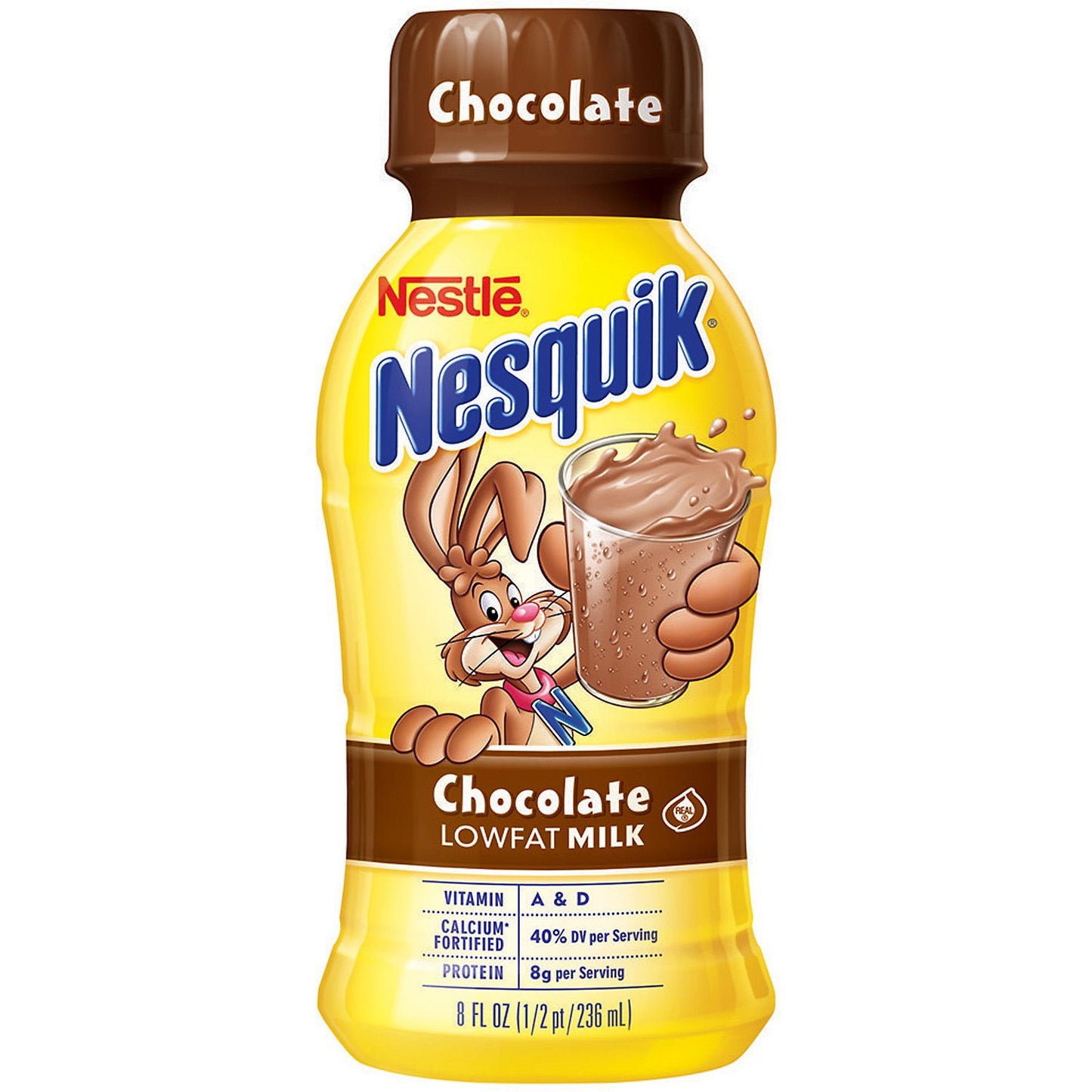 Nestle Nesquik Chocolate Lowfat Milk (8 oz. bottles, 15 pk.)
