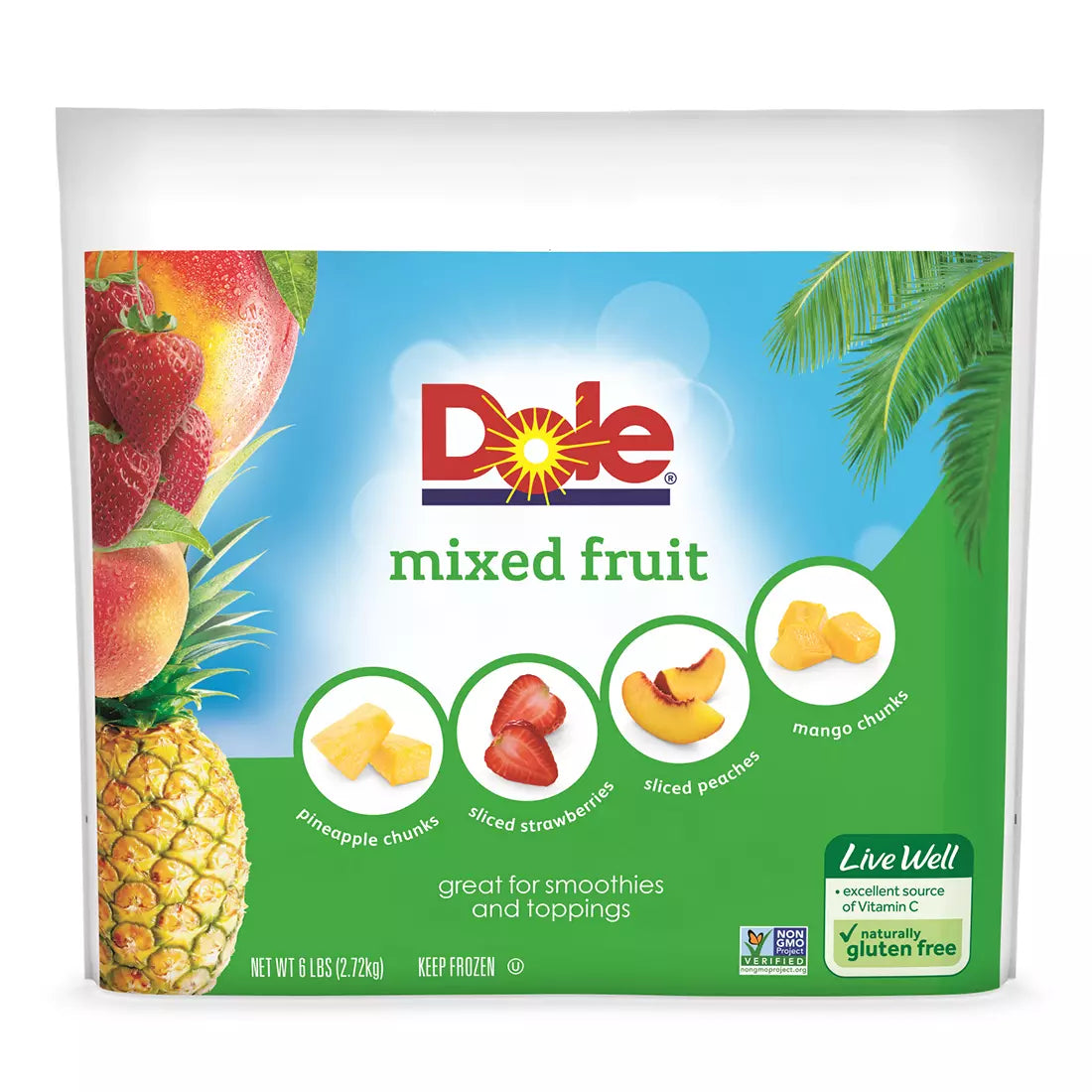 Dole Frozen Mixed Fruit, 6 lbs.