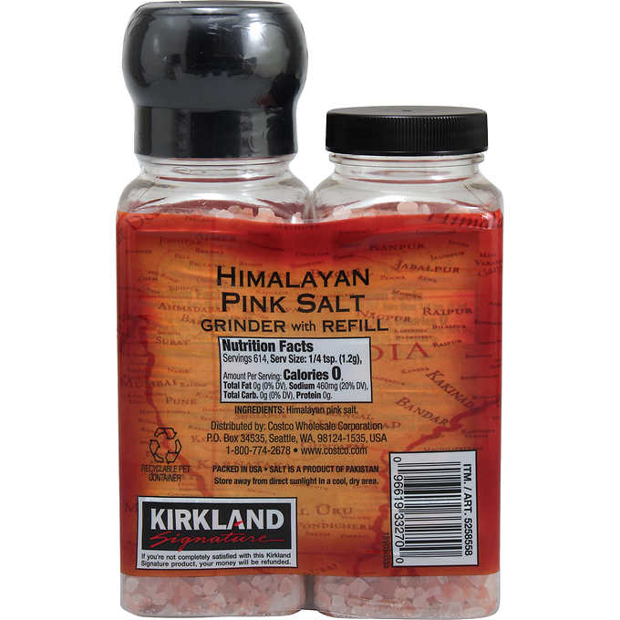 Kirkland Signature Himalayan Pink Salt, 13 oz, 2 ct