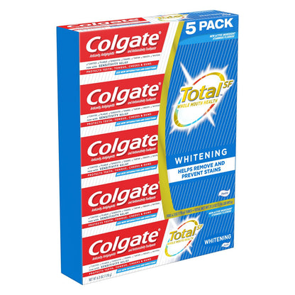 Colgate Total Whitening Toothpaste (6 oz., 5 pk.)