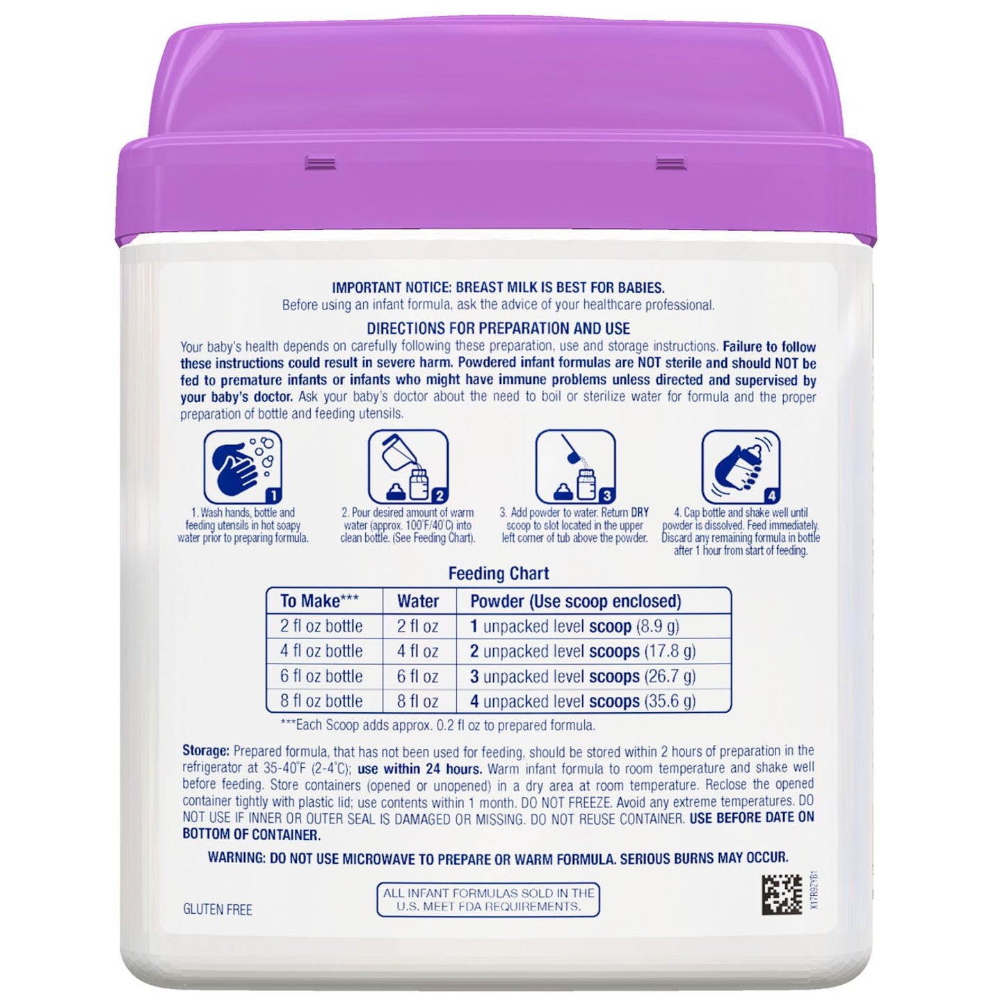 Premium Non-GMO Infant Formula, Gentle (48 oz.)