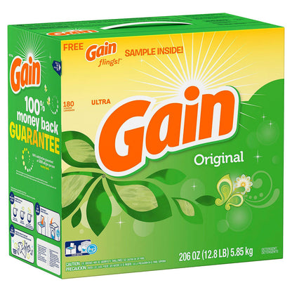 Gain Ultra Powder Laundry Detergent, Original (188 oz., 183 loads)