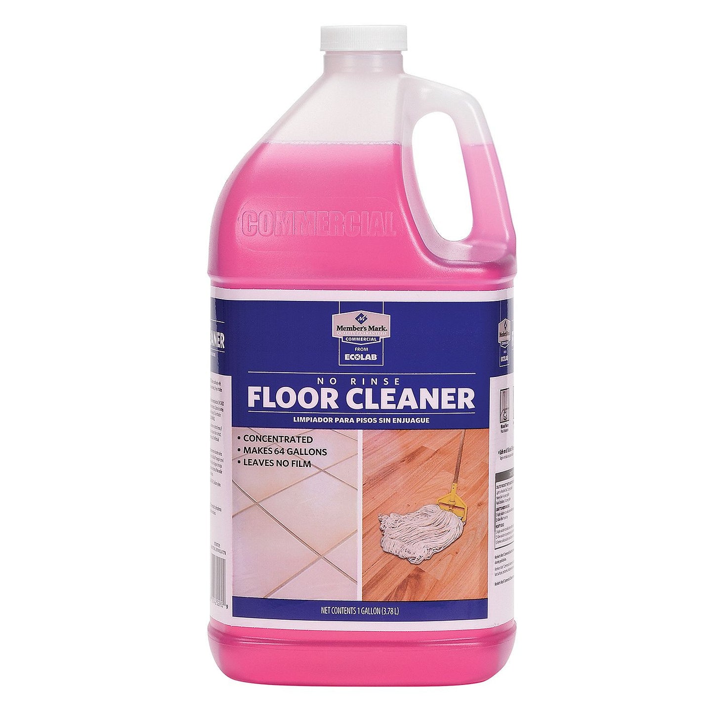 Member's Mark Commercial No Rinse Floor Cleaner, Neutral pH, 1 gal. (Choose Pack Size)