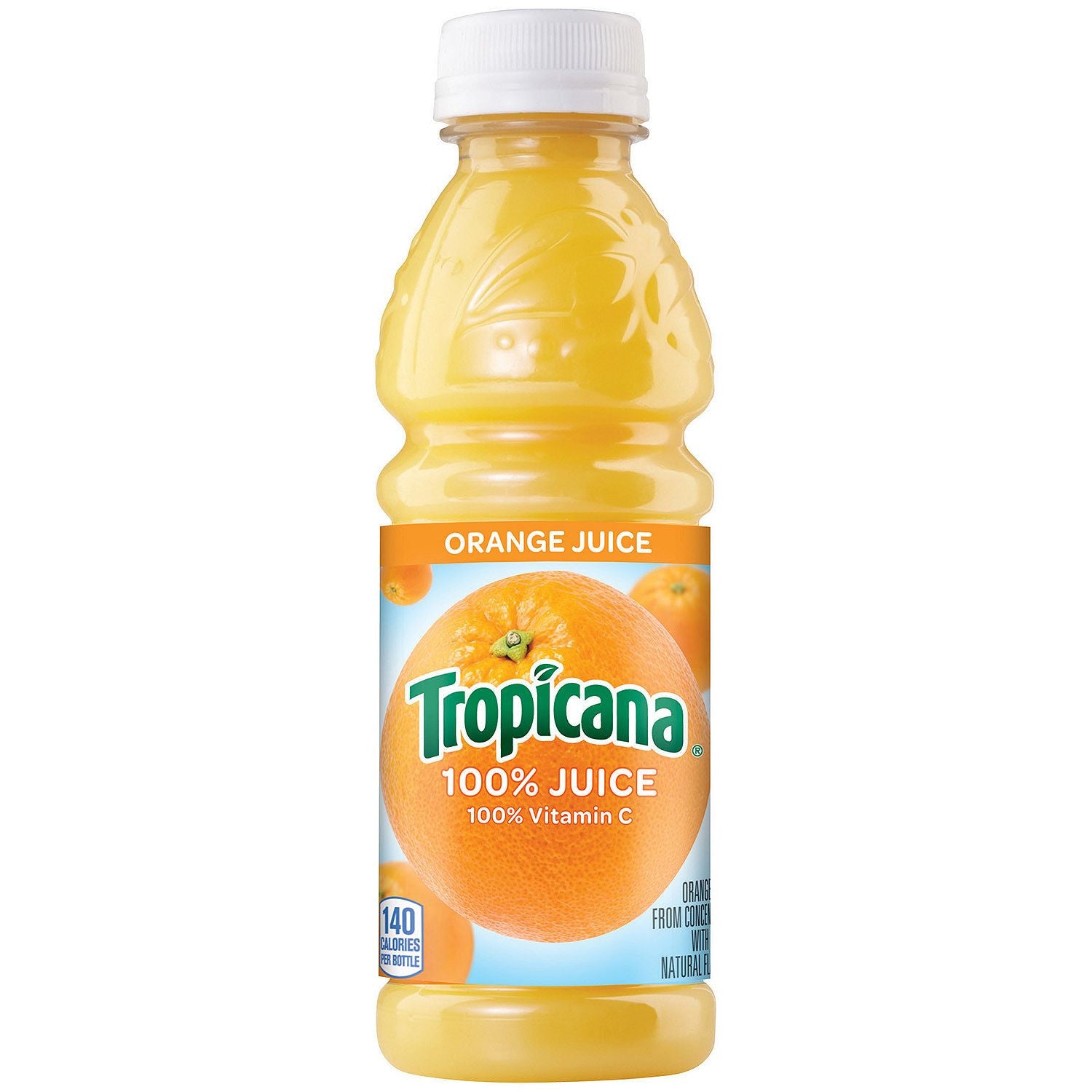Tropicana 100% Juice, Orange - 24 pack, 10 fl oz bottles