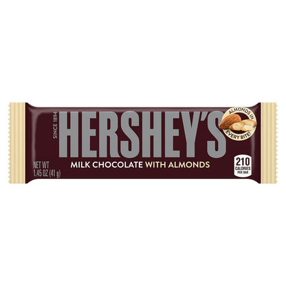 HERSHEY'S Milk Chocolate with Whole Almonds Candy Bars (1.45 oz., 36 ct.)
