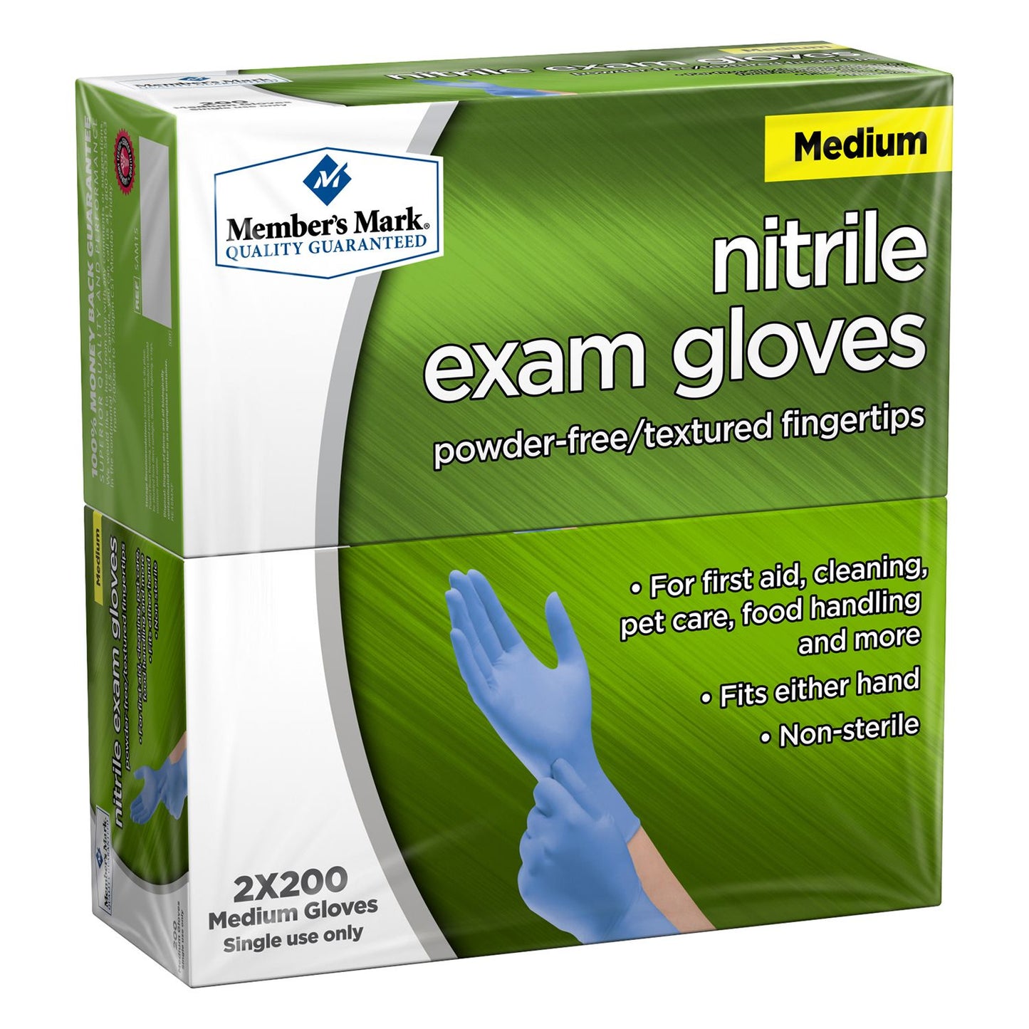 Member's Mark Nitrile Gloves, Choose your Size 400 ct