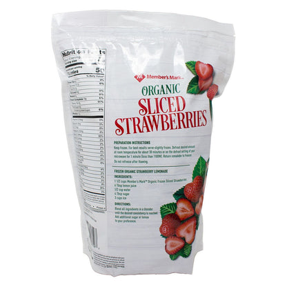 Organic Frozen Sliced Strawberries (3 lbs.)