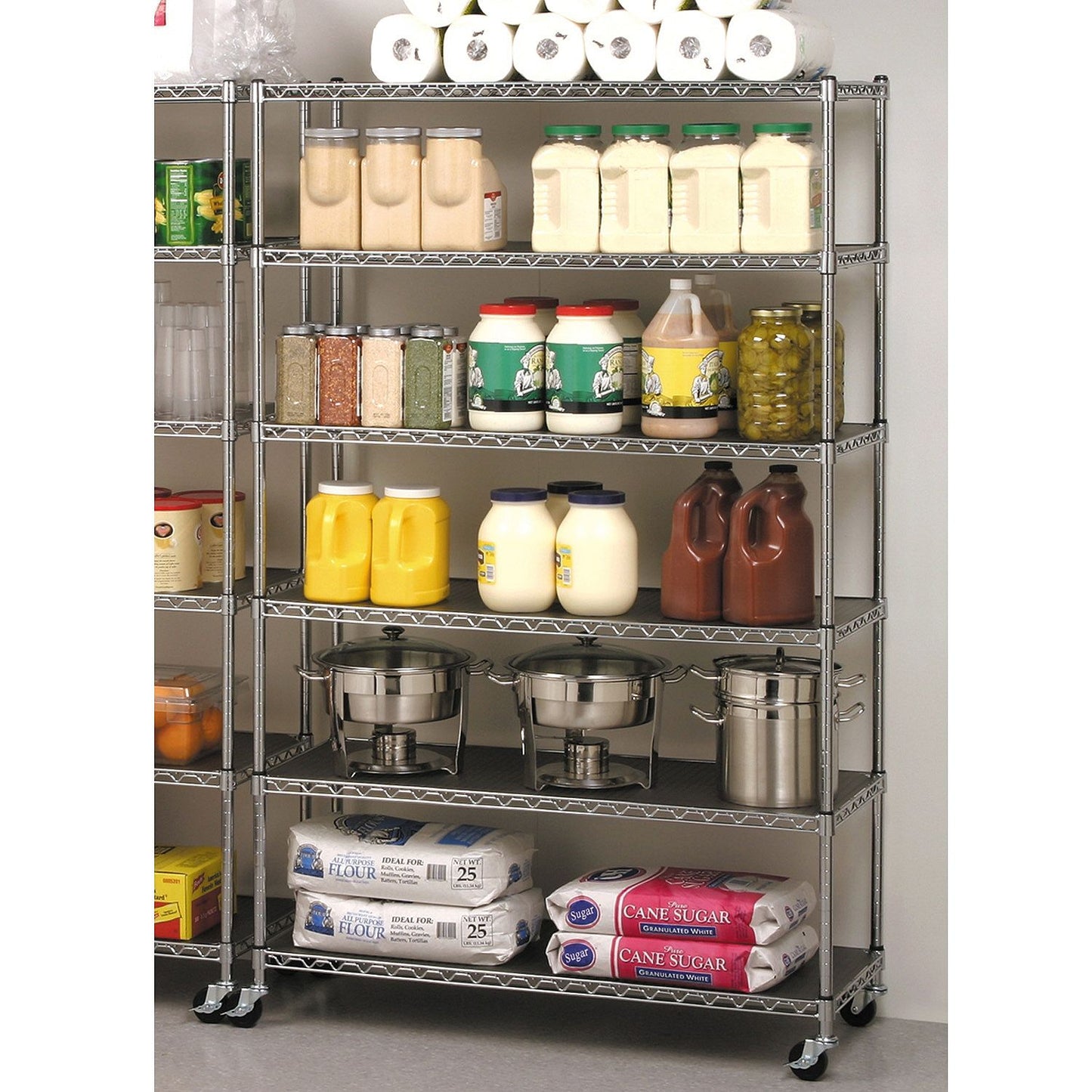 6-Level Commercial Storage Shelving