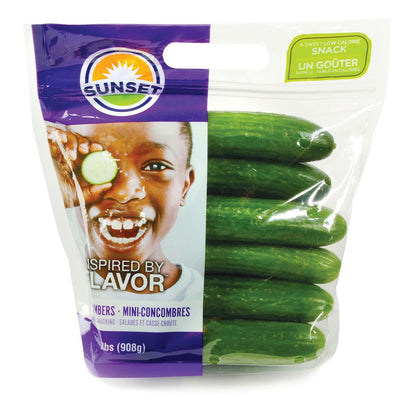 Sunset Mini Cucumbers (2 lbs.)