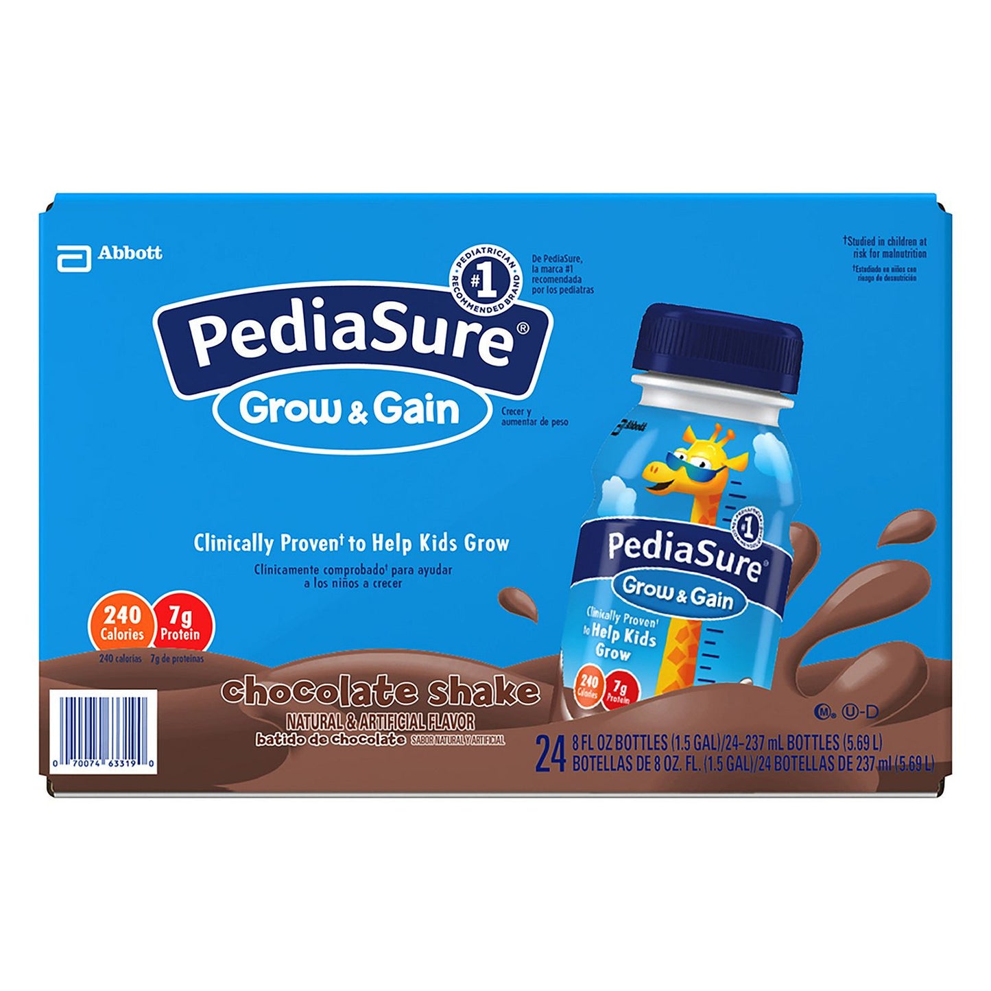 PediaSure Chocolate Shake - 8 oz. bottles - 24 pk.