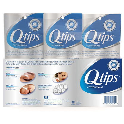 Q-tips Cotton Swabs (625 ct., 2 pk.; 500 ct., 1 pk.)