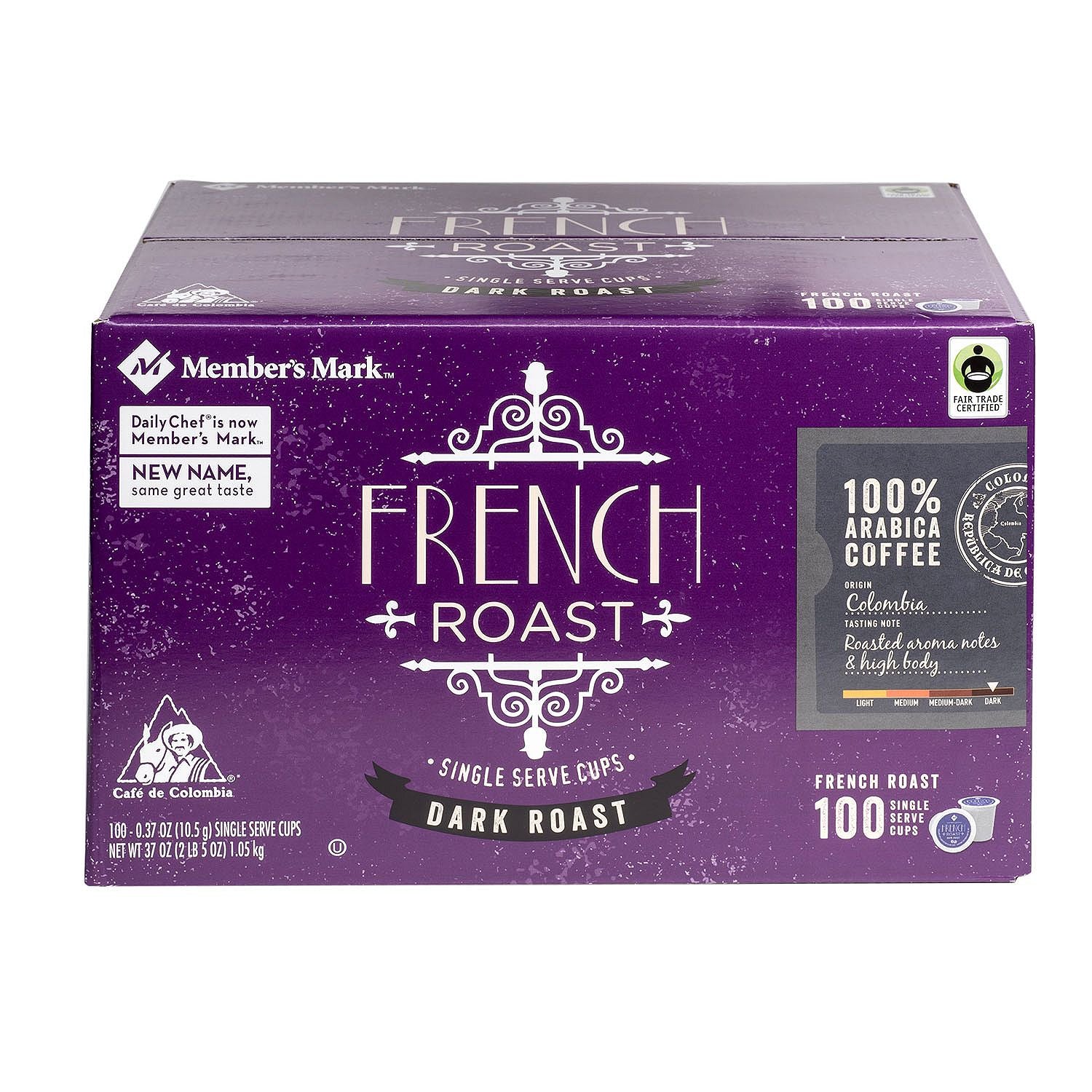 Member's Mark Coffee Single-Serve Cups, French Roast (100 ct