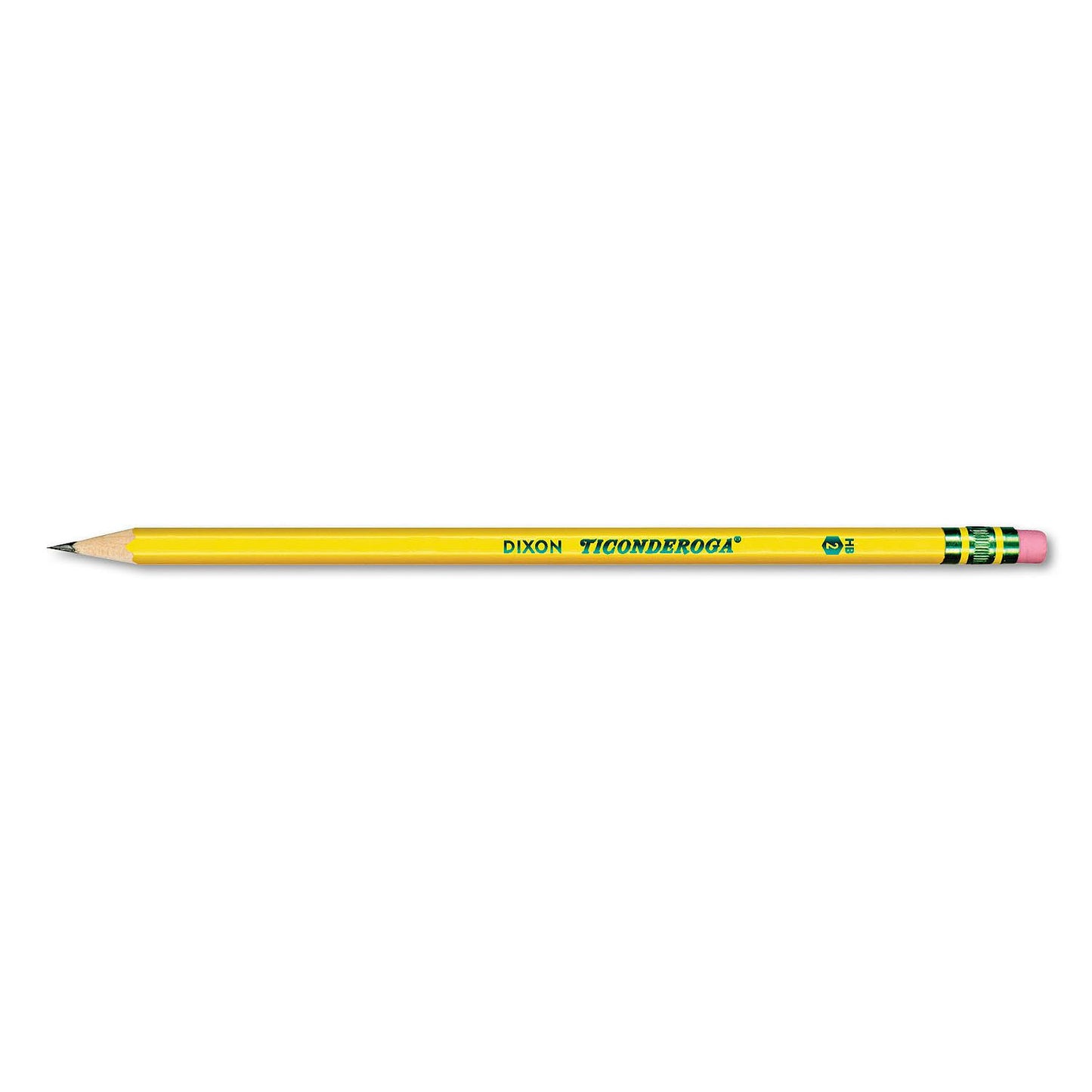 Ticonderoga Woodcase Pencil, HB #2, Yellow Barrel, 96ct.
