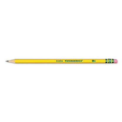 Ticonderoga Woodcase Pencil, HB #2, Yellow Barrel, 96ct.