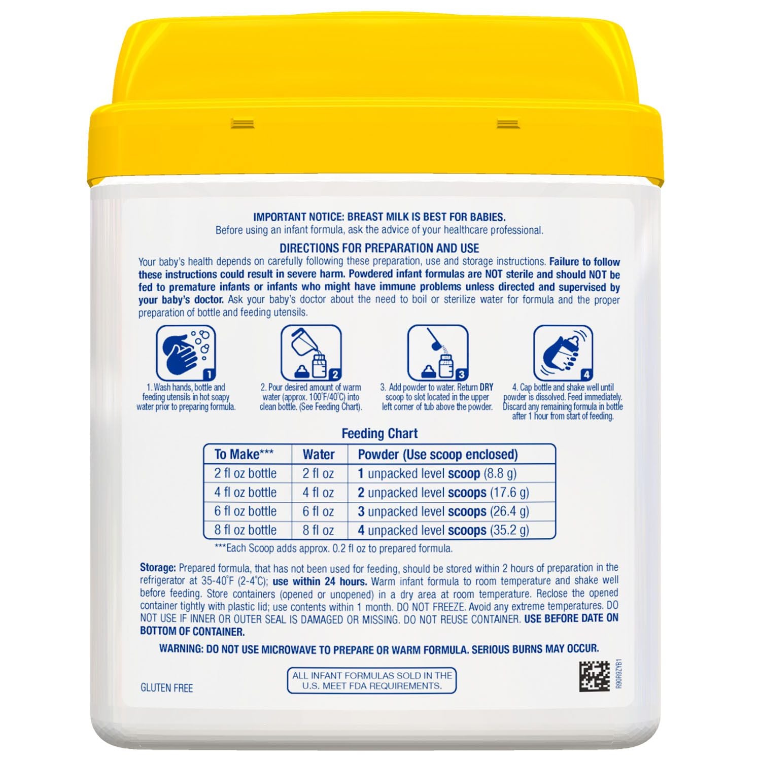 Buy Now - Nutribaby HA Infant Formula Can: Prebiotics, Nucleotides,  DHA/ARA, Vitamins & More - 400g/13.52oz